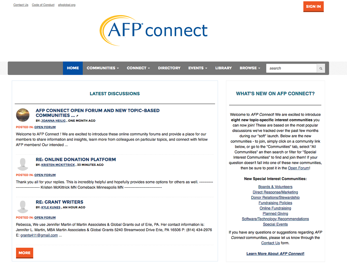 afp connect