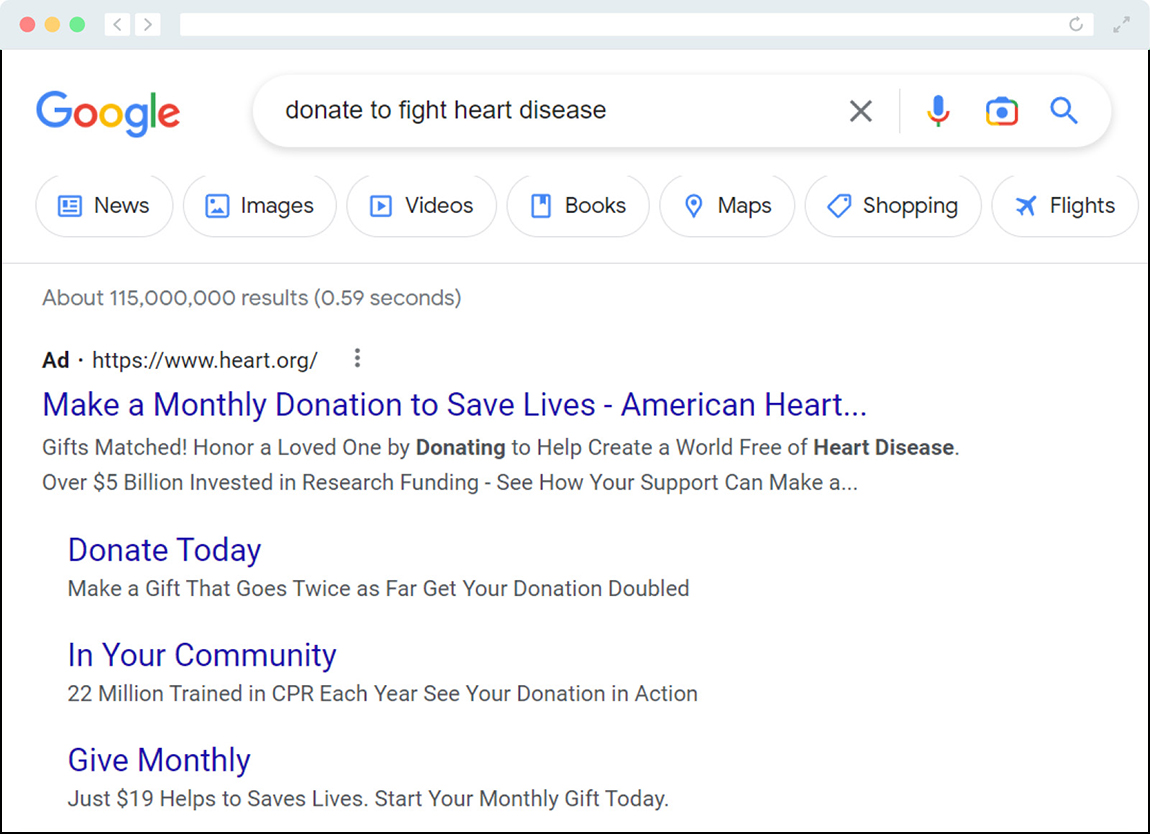 Google Ad Example