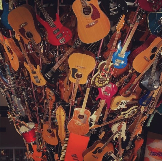 Guitars at the Museum of Pop Culture