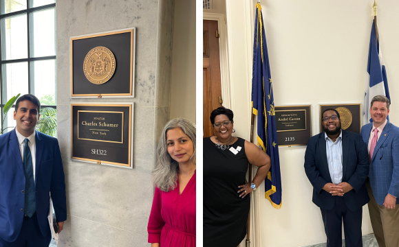 Board members at the Capitol