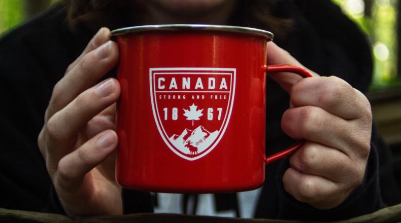 mug with canada on it