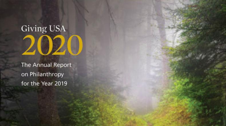 Cover of Giving USA 2020 Report