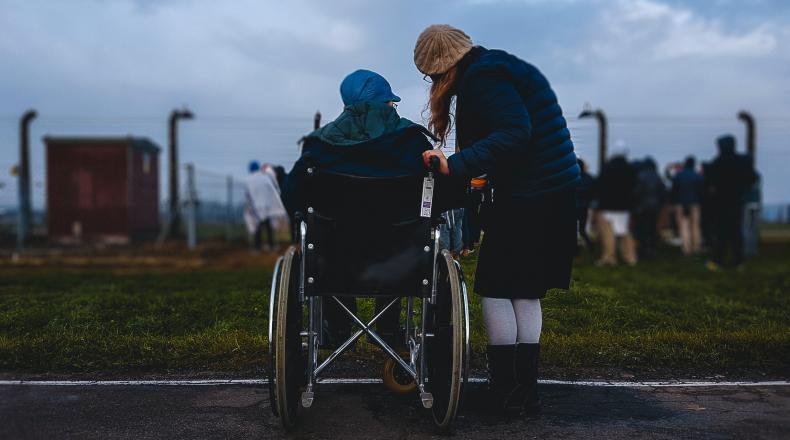 Woman in Wheelchair