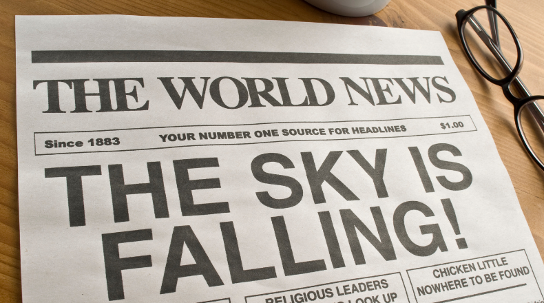 The Sky is Falling Headline