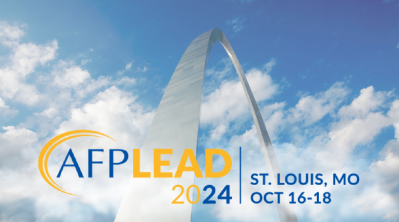 AFP LEAD Logo Over St Louis Arch