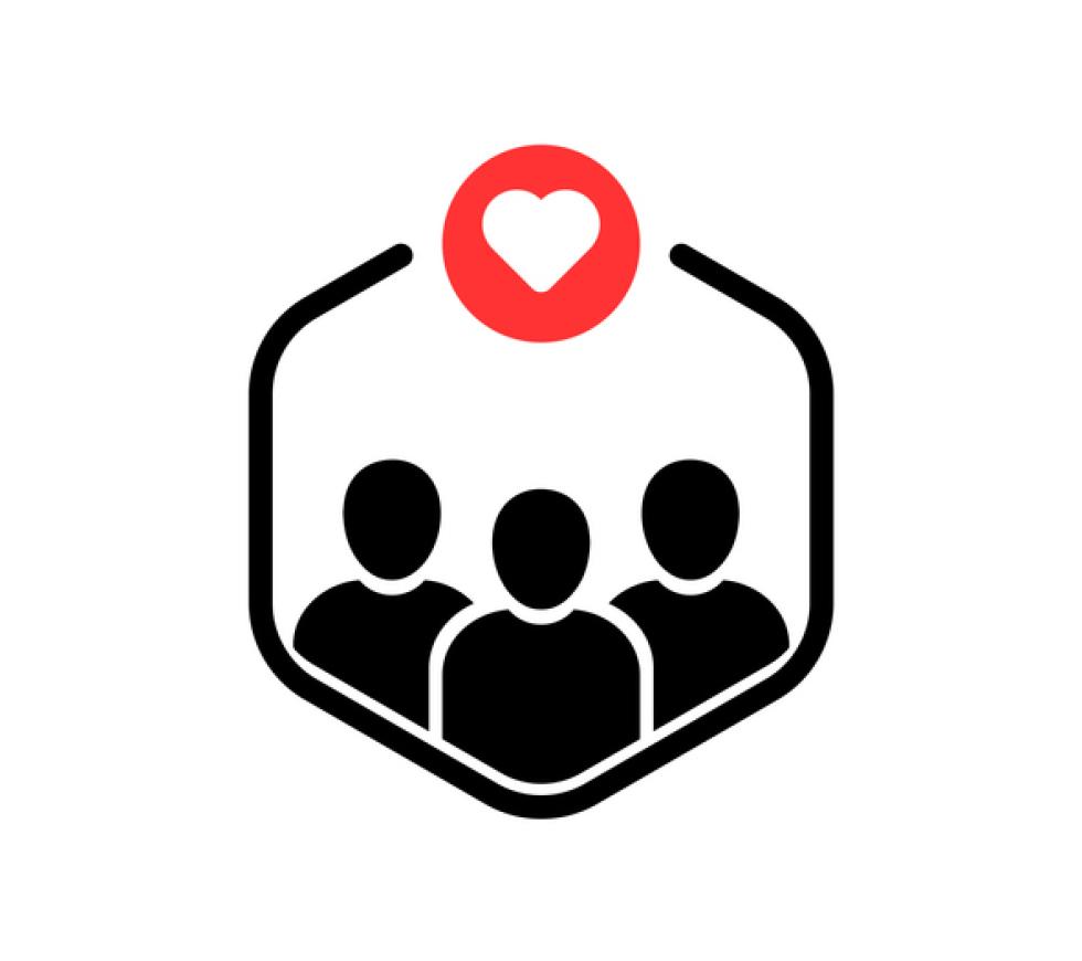 Customer retention or client satisfaction icon