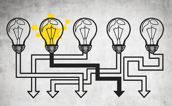 illustration of light bulbs