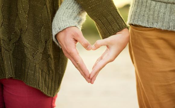 couple holding hands