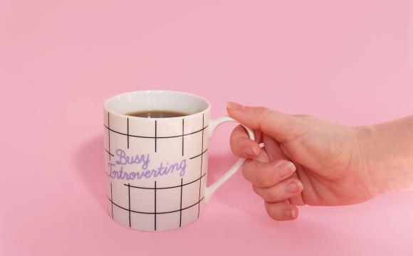 Busy Introverting mug