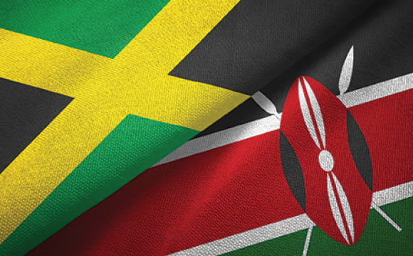 flags of kenya and jamaica