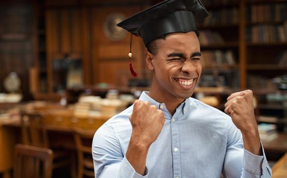 excited graduate