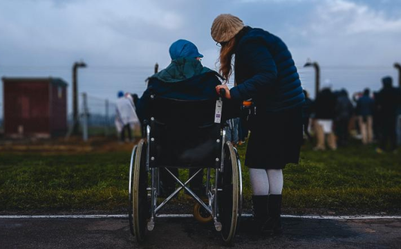 Woman in Wheelchair