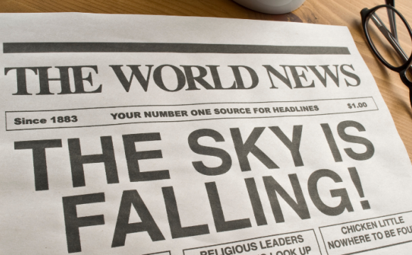 The Sky is Falling Headline