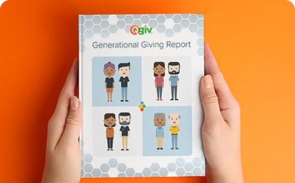 Qgiv generational giving report cover image